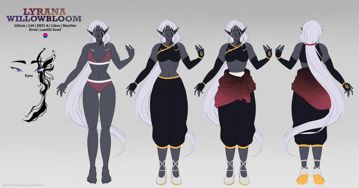 Lyrana Willowbloom character sheet